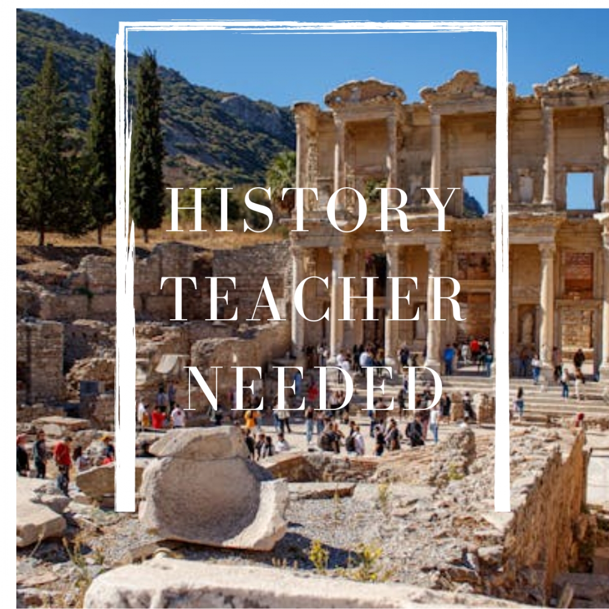 History teacher needed