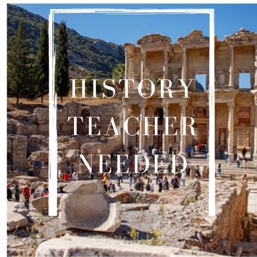 History teacher needed