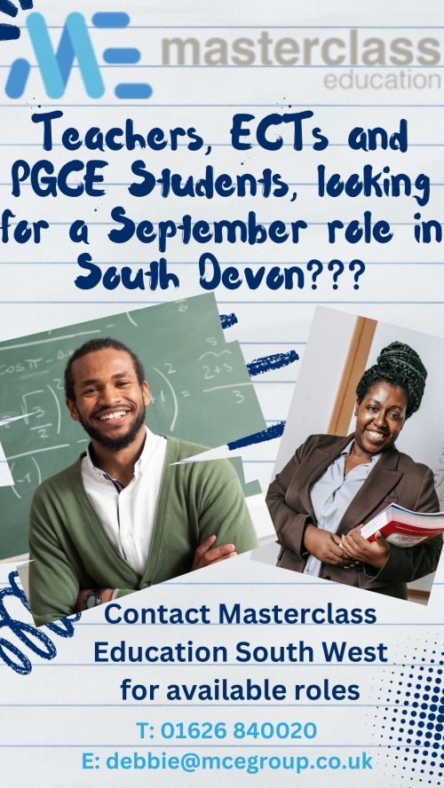 Teachers, ECT's and PGCE students