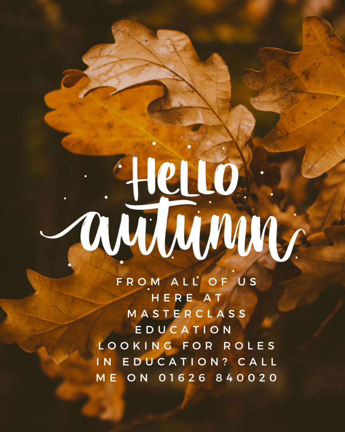 Welcome Autumn